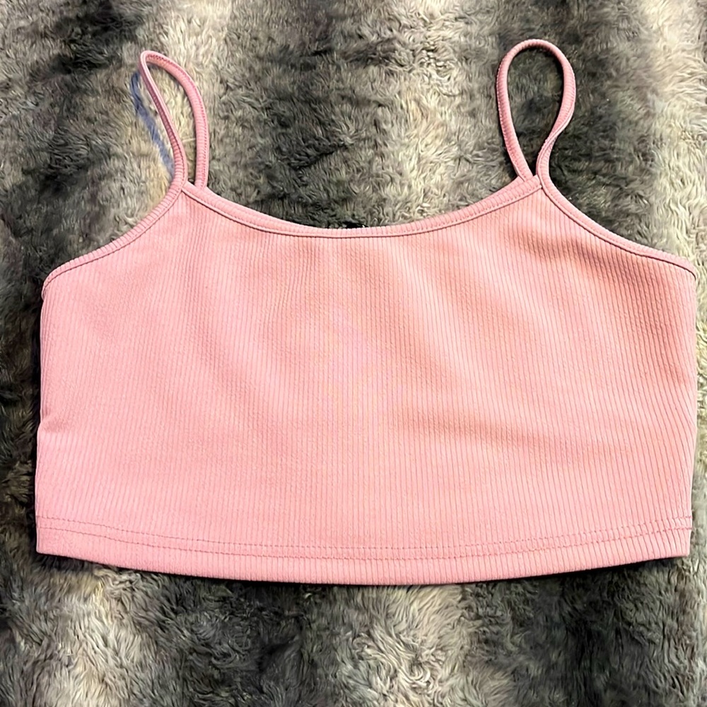 Pink crop top